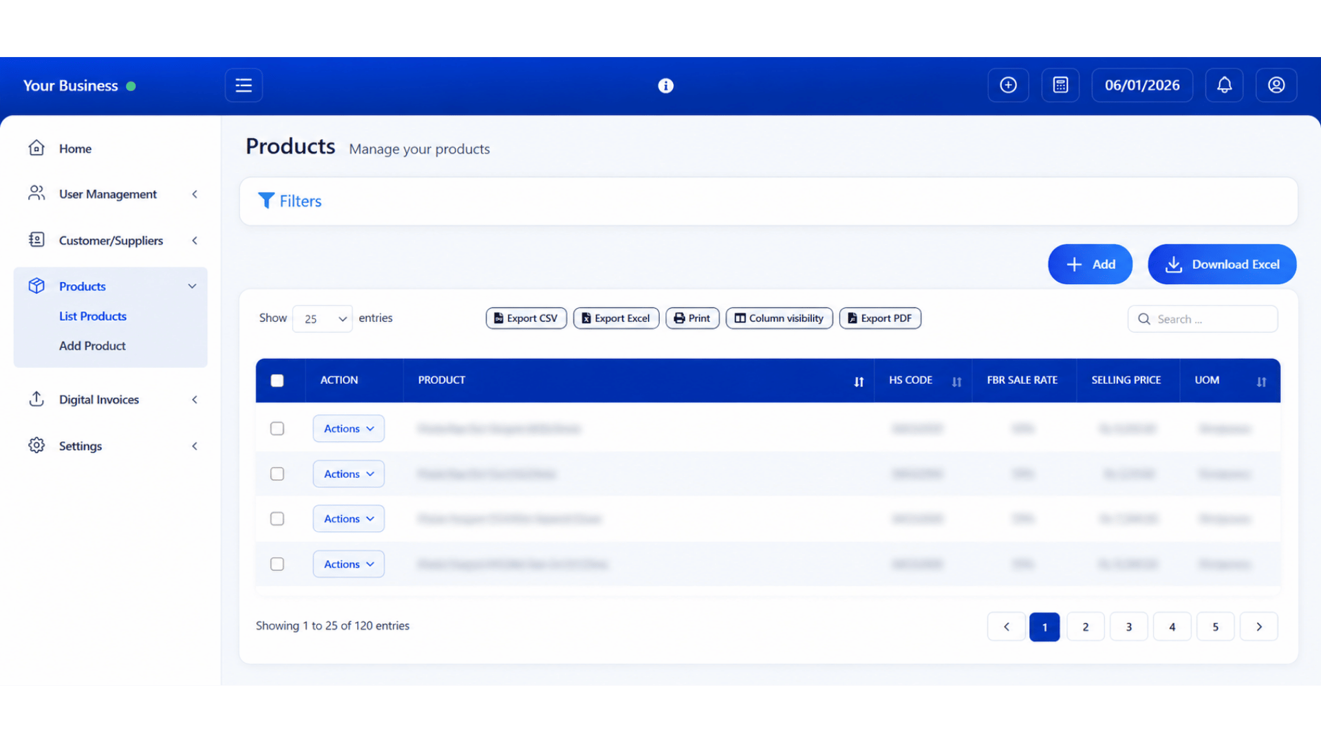 Product List